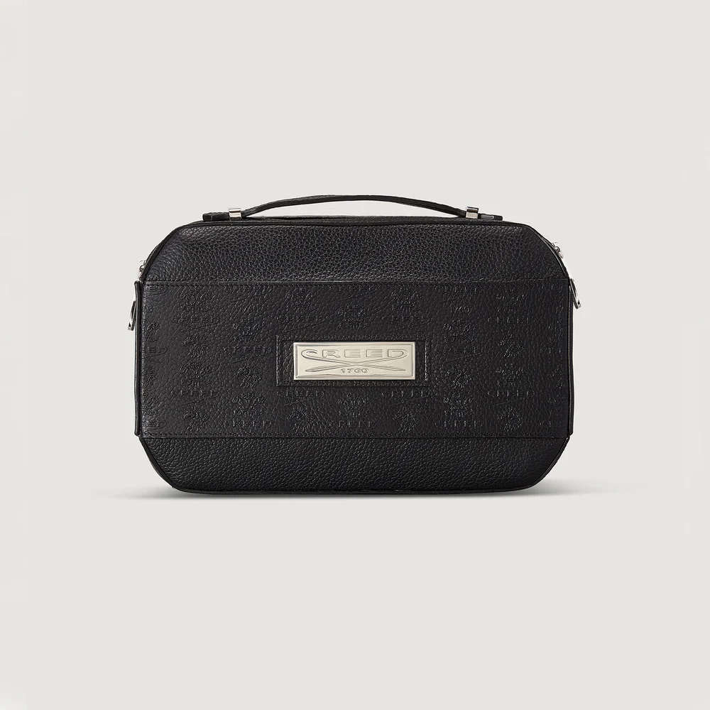 Trousse de toilette cuir noir Image 1