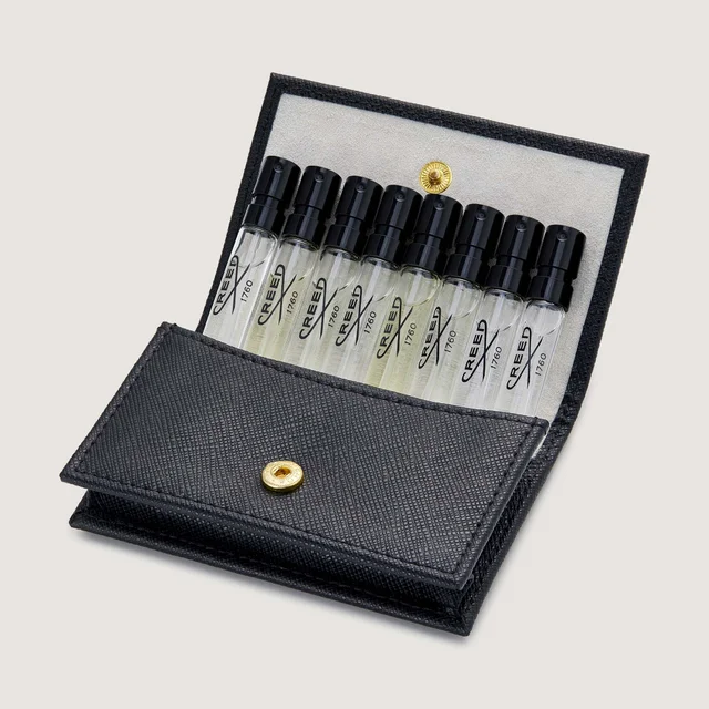 Étui d'échantillons en cuir pour hommes - Noir