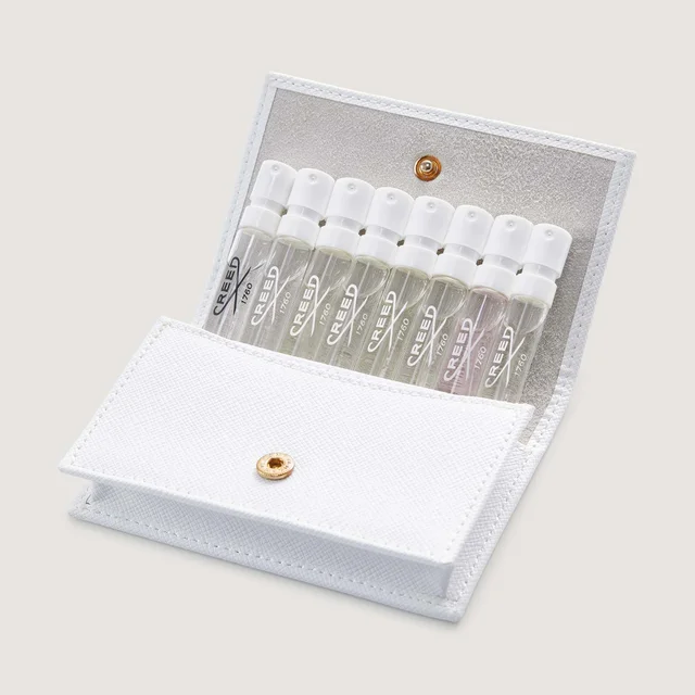 Portefeuille d'échantillons femmes - cuir blanc