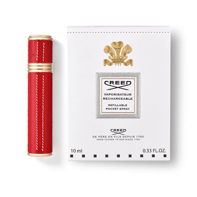 Vaporisateur de voyage rechargeable 50 ml - or/rouge