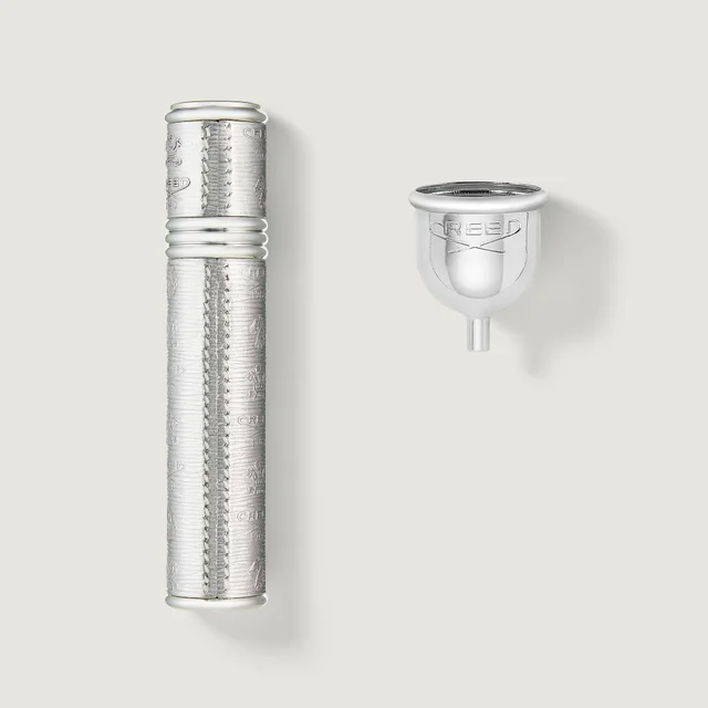 Vaporisateur de voyage rechargeable 10 ml - argent/argent