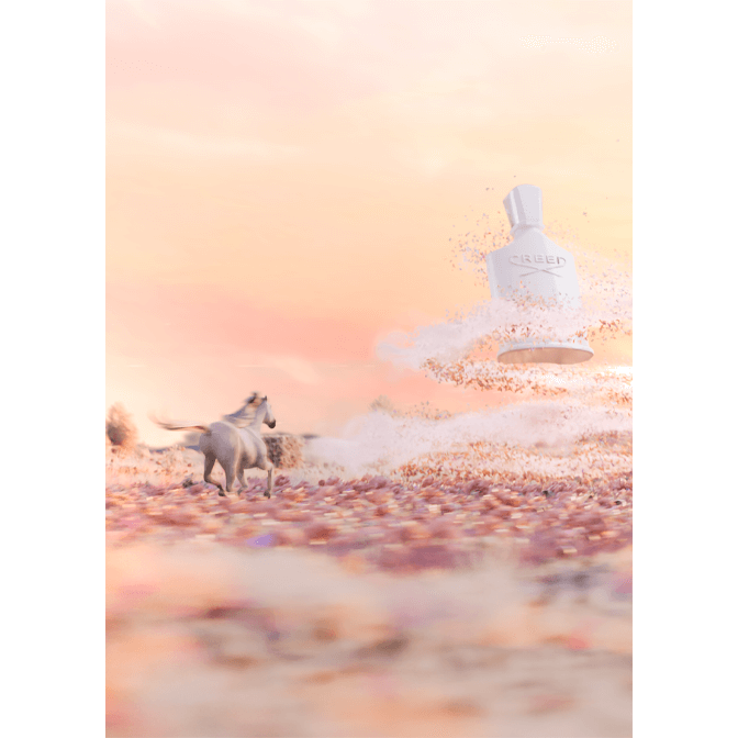 Silver Mountain Water and white horse